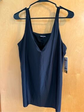 32 Degrees Black Swim Top